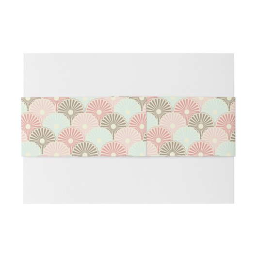 Japans  patroon uitnodigingen wikkel (Achterkant Voorbeeld)