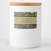  Japans patroon Voedselcontainer Etiket (Voorkant)