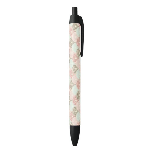 Japans  patroon zwarte inkt pen (Achterkant (Verticaal))