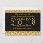 Japans patroongouden hondenjaar 2018 5x7 platte Ka Kaart (Achterkant)