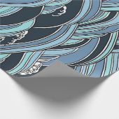 japans patroonpapier cadeaupapier (Hoek)