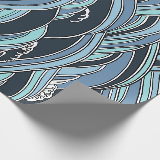 japans patroonpapier cadeaupapier (Hoek)