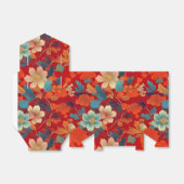 japans patroonpartijtje gunstiger vak bedankdoosjes (Uitgevouwen)