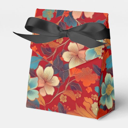 japans patroonpartijtje gunstiger vak bedankdoosjes (Voorkant Zijde)