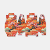 japans patroonpartijtje gunstiger vak bedankdoosjes (Uitgevouwen)