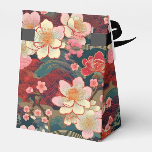 japans patroonpartijtje gunstiger vak bedankdoosjes (Achterkant)