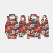 japans patroonpartijtje gunstiger vak bedankdoosjes (Uitgevouwen)