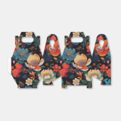 japans patroonpartijtje gunstiger vak bedankdoosjes (Uitgevouwen)