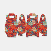 japans patroonpartijtje gunstiger vak bedankdoosjes (Uitgevouwen)