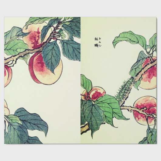 Japans PEACH TREE Inpakpapier (Zoom)