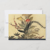  Japans perkamentenpark met enveloppen RSVP Kaartje (Voorkant)