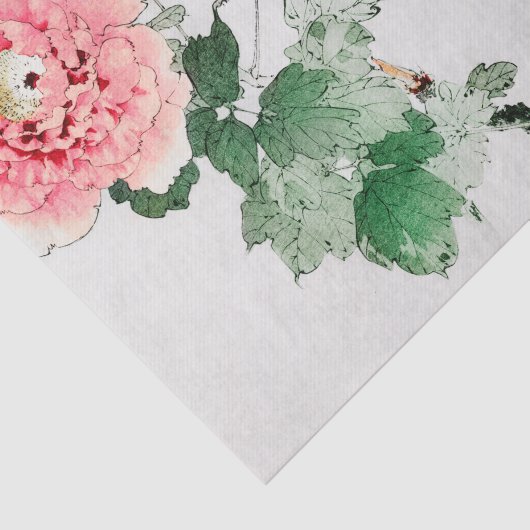 Japans persbericht Peony Tissuepapier (Detail)