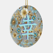 Japans personage voor geluk keramisch ornament (Rechts)