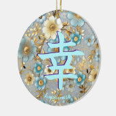 Japans personage voor geluk keramisch ornament (Links)