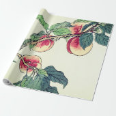 Japans perzikboominpakpapier cadeaupapier (Uitgerold)