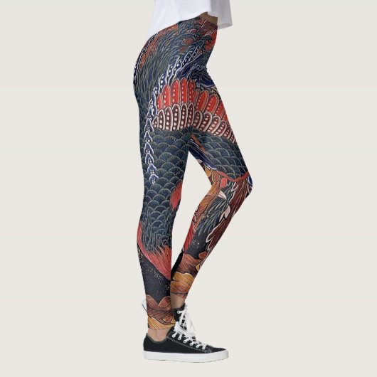 Japans Phoenix Leggings (Rechts)