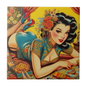  Japans Pin Up Tegeltje