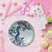 Japans porselein Japandi Bonsai boom Papieren Bordje (Feest)