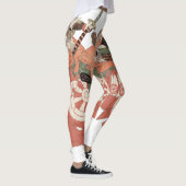 Japans portret - Aankomst met zwaard Leggings (Rechts)