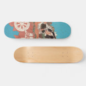 Japans portret - Aankomst met zwaard Persoonlijk Skateboard (Horizontaal)