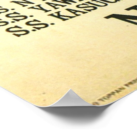 Japans Poster voor cruiseschepen (Hoek)