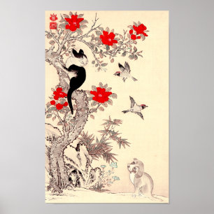Japans Poster voor Kitten en Puppy