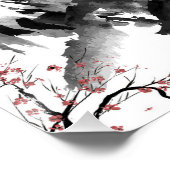 Japans Poster voor landschapsglanzen (Hoek)