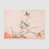JAPANS PRAYING MANTIS PINK Tissue Paper Tissuepapier (Voorkant)
