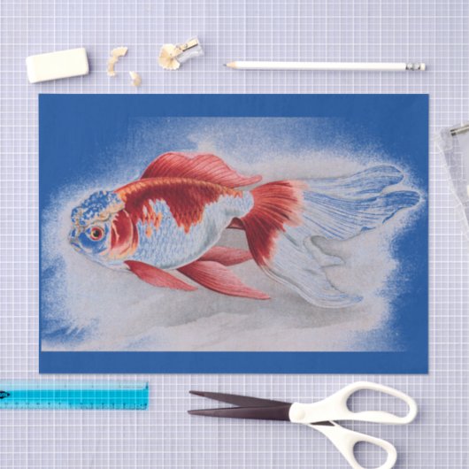 JAPANS PRINT GOLDFISH TISSUE PAPIER (Craft)