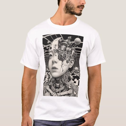 Japans Print Kunst Reproductie T-Shirt van (Voorkant)