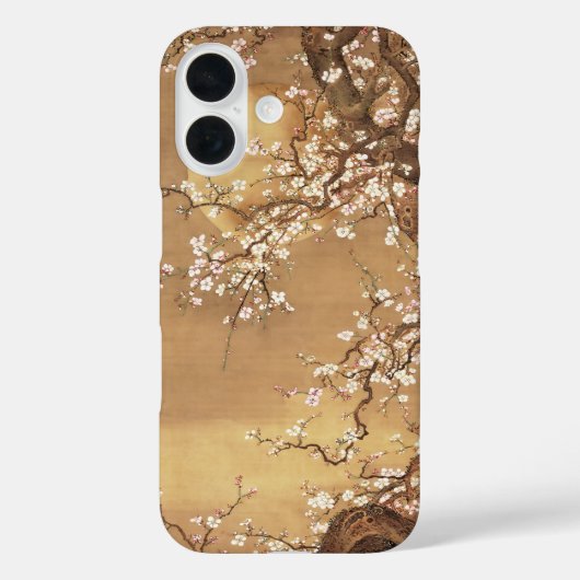 Japans pruim bloeit in maanlicht Case-Mate iPhone case (Achterkant)