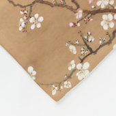 Japans pruim bloeit in maanlicht fleece deken (Hoek)