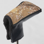 Japans pruim bloeit in maanlicht golfheadcover (3/4 voorkant)