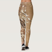 Japans pruim bloeit in maanlicht leggings (Achterkant)