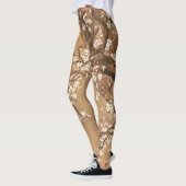 Japans pruim bloeit in maanlicht leggings (Links)