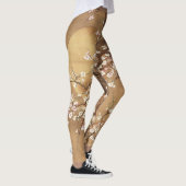 Japans pruim bloeit in maanlicht leggings (Rechts)