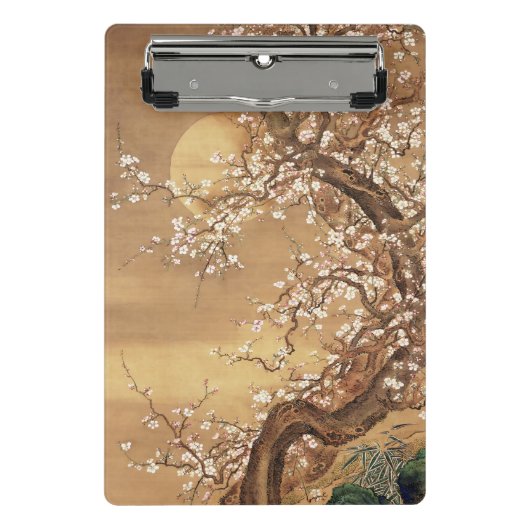 Japans  pruim bloeit in maanlicht mini klembord (Voorkant)