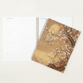 Japans  pruim bloeit in maanlicht planner (Display)