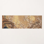 Japans  pruim bloeit in maanlicht yogamat (Voorkant (horizontaal))