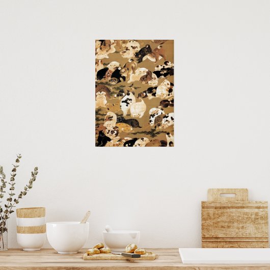 Japans Puppy Poster (Keuken)