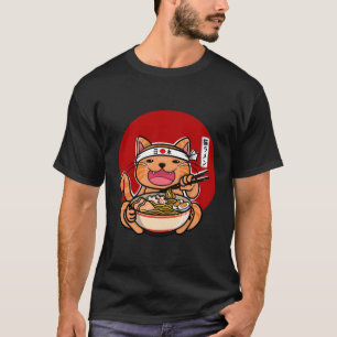 Japans Ra Noodles Anime Japan Kat T-shirt