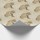Japans Raccoon Cadeaupapier (Hoek)
