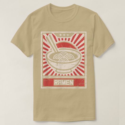 Japans - Ramen Lover, Japans voedselrecorder T-shirt (Design voorkant)