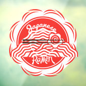 Japans Ramen Noodle Restaurant Gevel 1 Raamsticker (Vel 3)