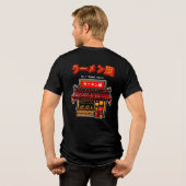 Japans Ramen Shop restaurant Tri-Blend Shirt (Achterkant volledig)