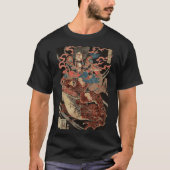 Japans reactorwerk Samurai Riding Giant Toad V T-shirt (Voorkant)