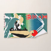 Japans Reizen Toerisme Poster jaren 1930 Art Deco  Bad Handdoek (Handdoek)