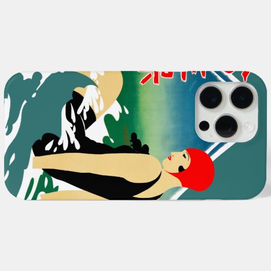 Japans Reizen Toerisme Poster jaren 1930 Art Deco Case-Mate iPhone Case (Achterkant (horizontaal))