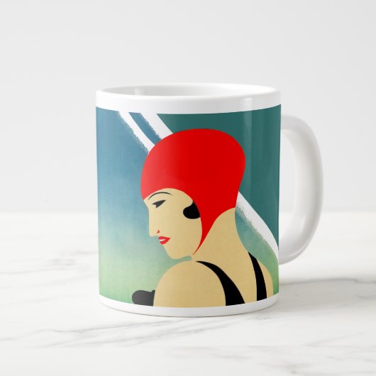 Japans Reizen Toerisme Poster jaren 1930 Art Deco Grote Koffiekop (Voorkant rechts)