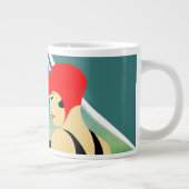 Japans Reizen Toerisme Poster jaren 1930 Art Deco  Grote Koffiekop (Rechts)